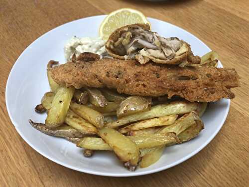 No fish & Chips aux bourgeons de bananier