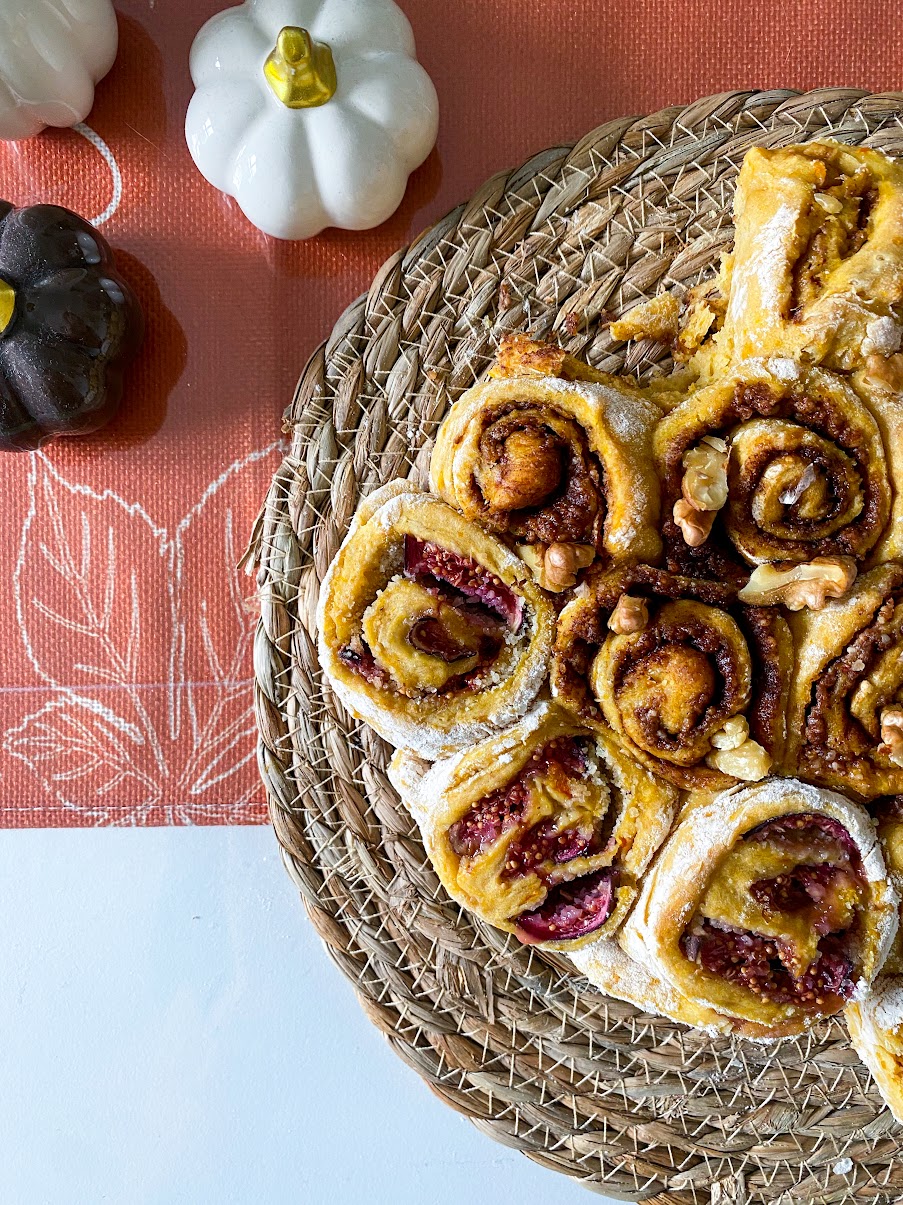 Cinnamon Pumpkin Rolls Healthy & Vegan