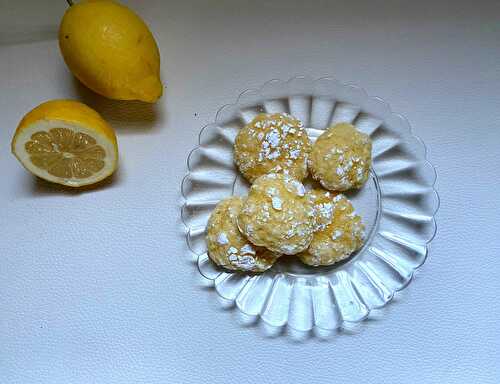 Crinkles au citron Healthy