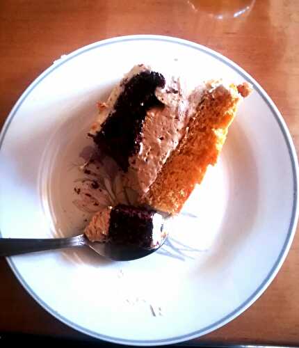 Gâteau entremet café-noisette-chocolat Sans MG et faible en sucre
