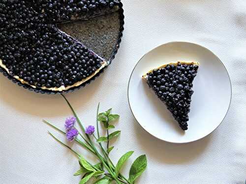 Tarte Blueberries & almond cream