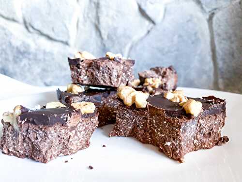 Brownie raw glacé Healthy & Vegan