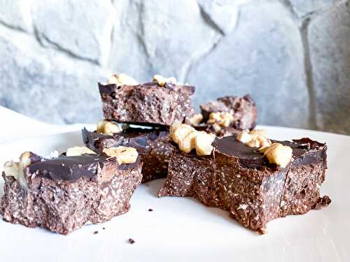 Brownie raw glacé Healthy & Vegan