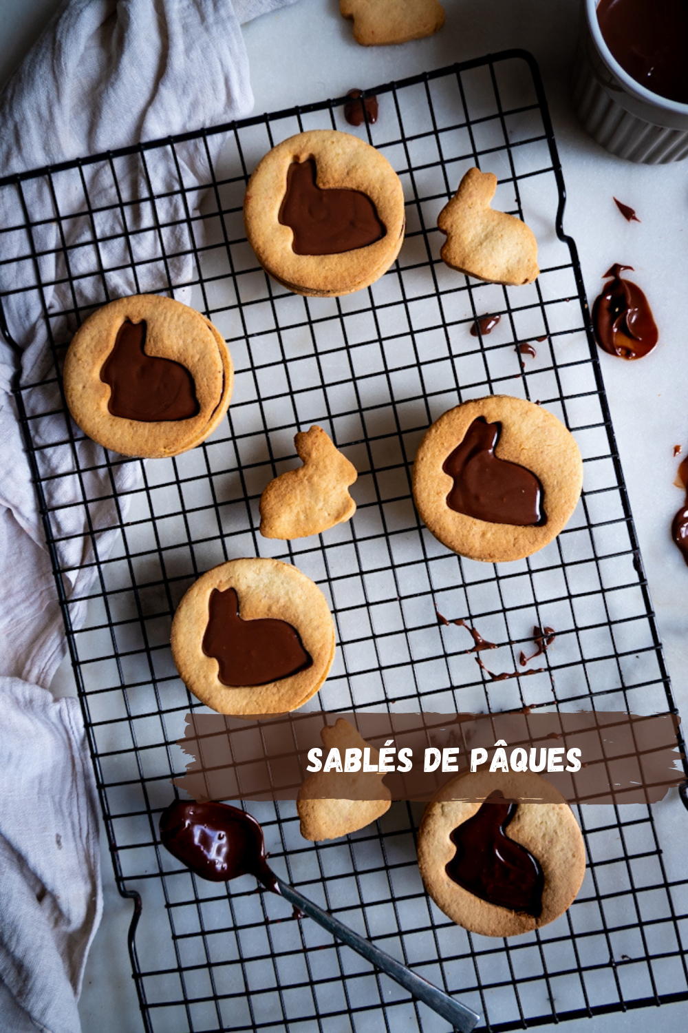 Sablés de Pâques au chocolat