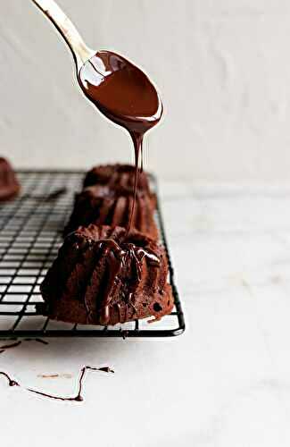 Mini bundt cake chocolat cannelle