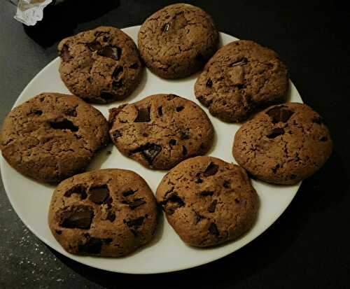 Cookies au chocolat et beurre de cacahuète