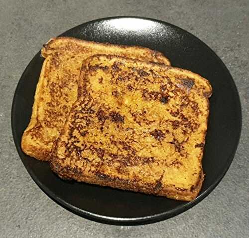 Pain perdu à la vanille et à la cannelle