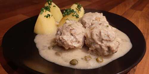 Boulettes de viande aux câpres (Königsberger Klopse)