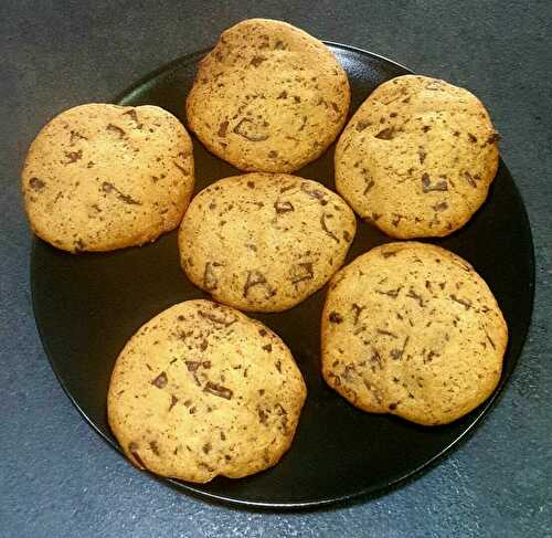 Cookies classiques à la vanille et pépites de chocolat