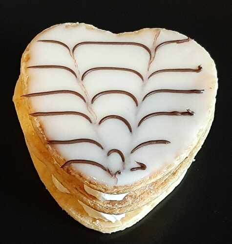 Mille-feuille Saint Valentin