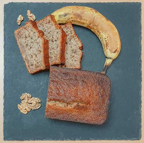 Banana bread aux noix ultra moelleux (cake à la banane)