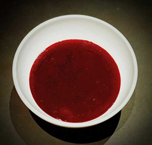 Coulis de fruits rouges maison