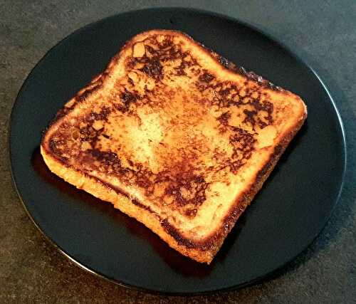 Pain perdu healthy au lait d'amande et au sirop d'érable