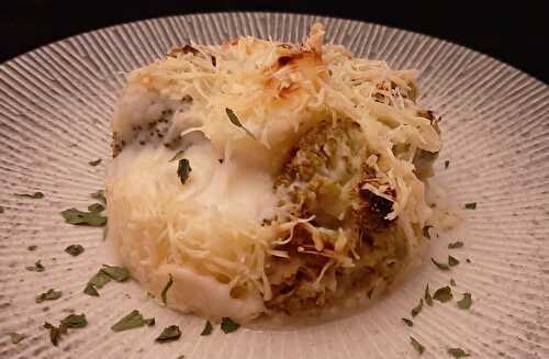 Gratin de brocolis et pommes de terre au four avec cuisson à la vapeur (autocuiseur)