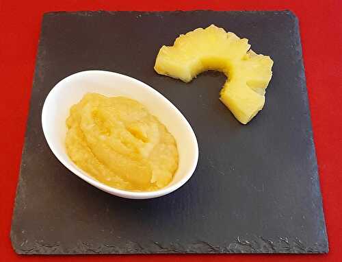 Compote ananas et pomme choupette. Un dessert simple et gourmand !