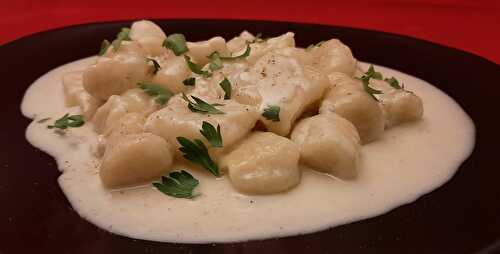 Gnocchi gorgonzola. Une recette italienne maison