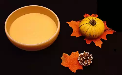 Velouté de butternut et pommes de terre. Une recette de soupe onctueuse.