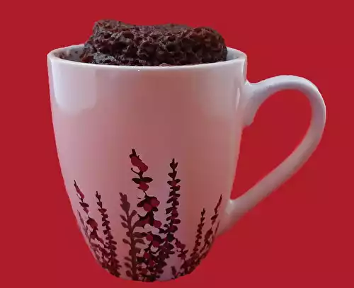 Mug cake cacao. Une recette healthy sans beurre et ultra rapide pour le goûter.