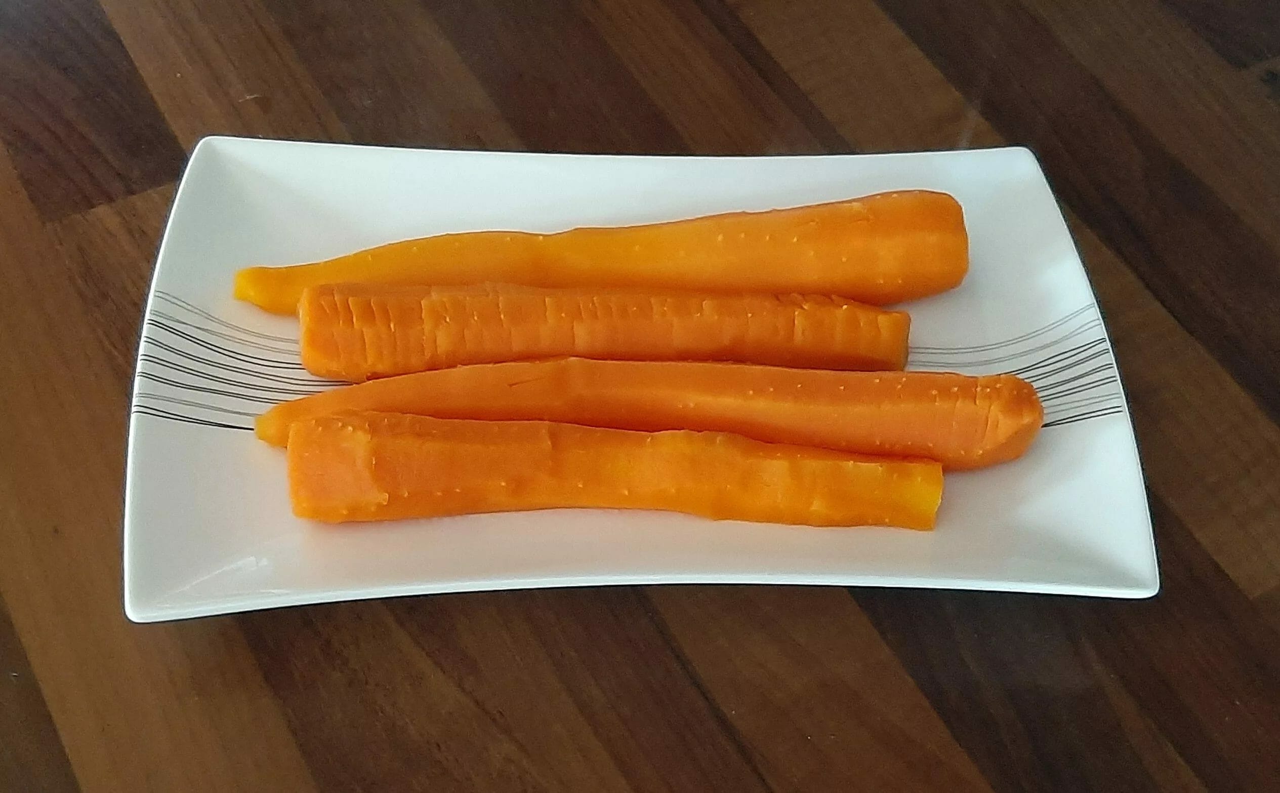 Cuisson carottes vapeur. Une recette à la cocotte minute qui demande peu de temps.