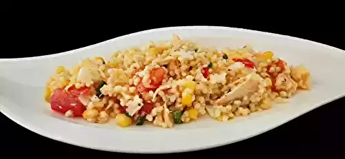 Salade de perles de blé. Une recette estivale pleine de fraîcheur