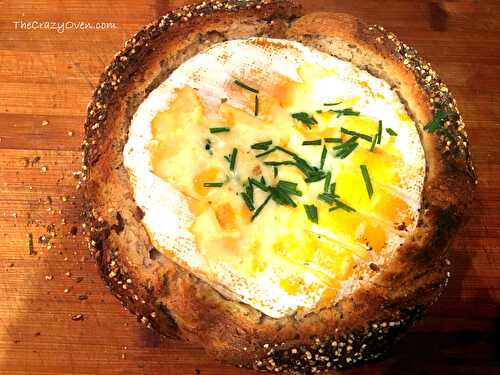 Boule de campagne au reblochon