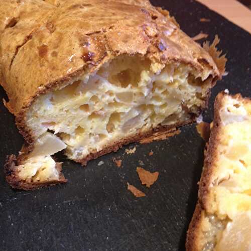 Cake au saumon fumé et à la pomme