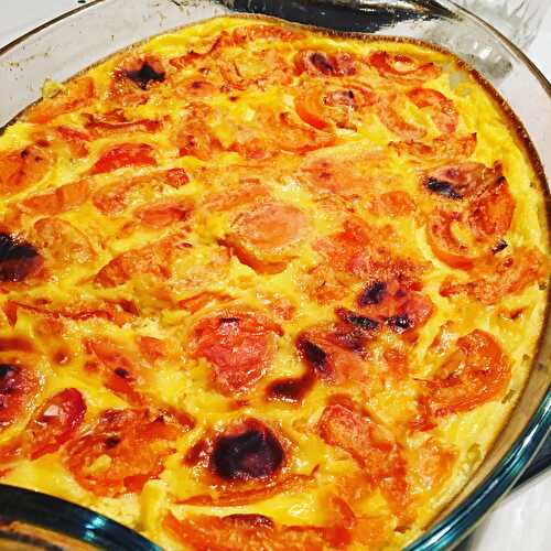 Clafoutis aux abricots