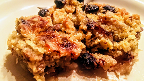 Crumble banane chocolat