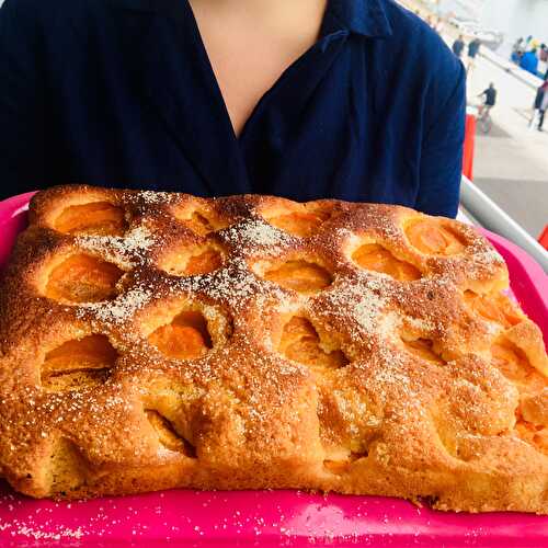 Gâteau aux abricots et aux amandes