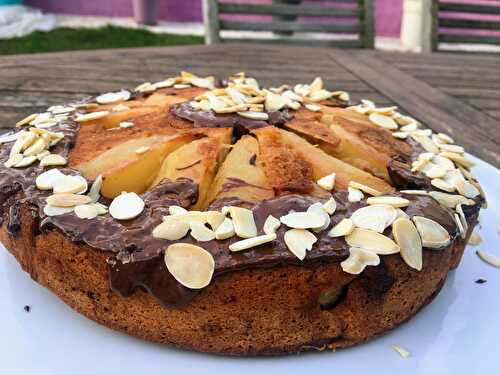 Gâteau poires chocolat