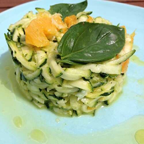 Ma Salade de courgettes gourmande