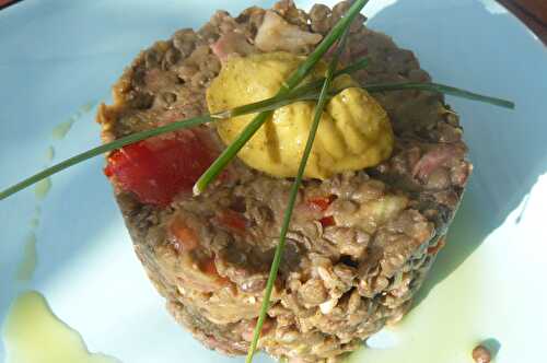 Ma salade de lentilles rafraîchissante