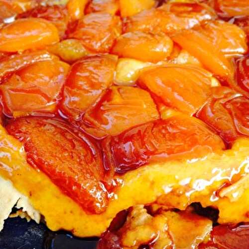 Ma tarte tatin…aux abricots