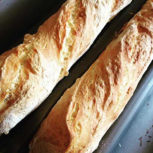 Mes supers baguettes home made!