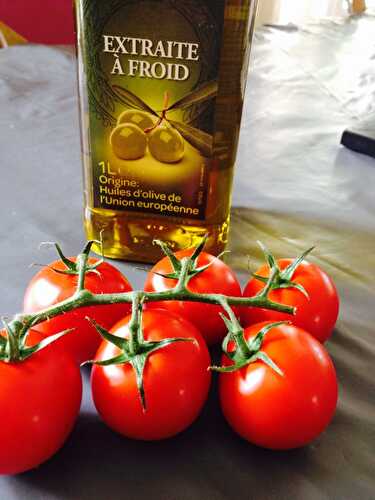 Mes tomates confites simplissimes