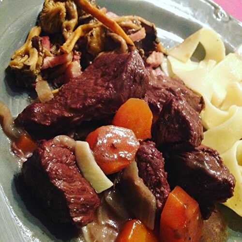 Mon boeuf bourguignon au gingembre