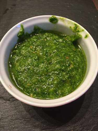 Pesto à l’ail des ours