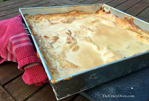 Tarte aux pommes glacée royalement