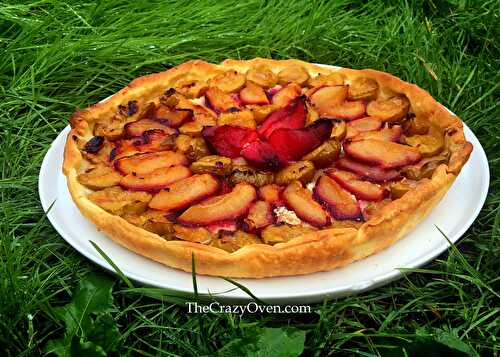 Tarte aux prunes tout simplement