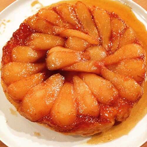 Tarte tatin aux poires