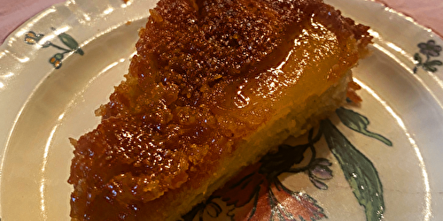 Gâteau aux pommes caramélisées