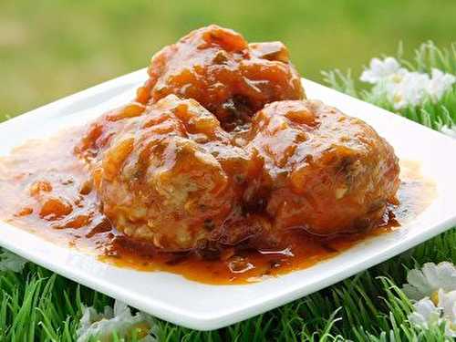 BOULETTES DE VEAU A LA TOMATE (cookéo)