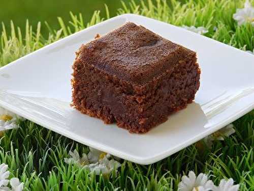 BROWNIE AUX AMANDES ET AU CHOCOLAT (thermomix)