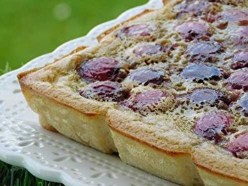 CLAFOUTIS AUX CERISES ET LAIT D'AMANDE (thermomix)