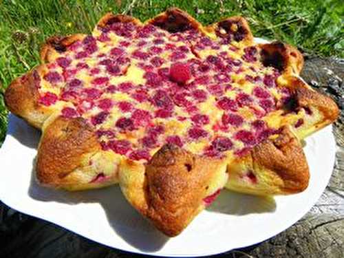 CLAFOUTIS AUX FRAMBOISES (thermomix)