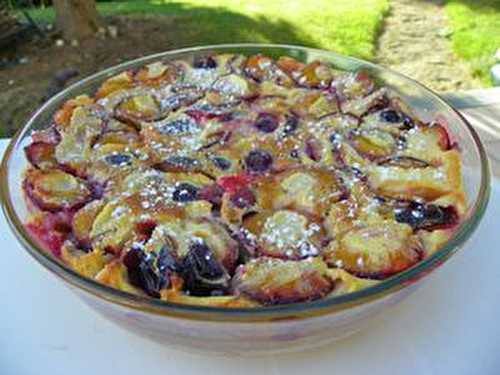 CLAFOUTIS AUX PRUNEAUX