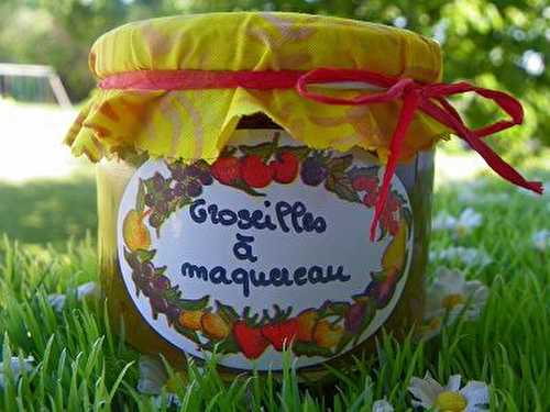 CONFITURE DE GROSEILLE A MAQUEREAU (thermomix)