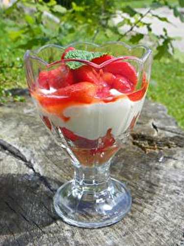 COUPE DE FRAISES - MASCARPONE