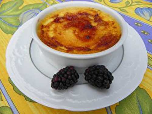 CREME BRULEES AUX MURES