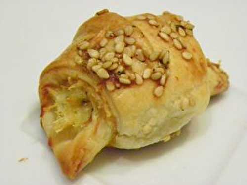 CROISSANTS APERO AU CRABE ET SESAME (thermomix)